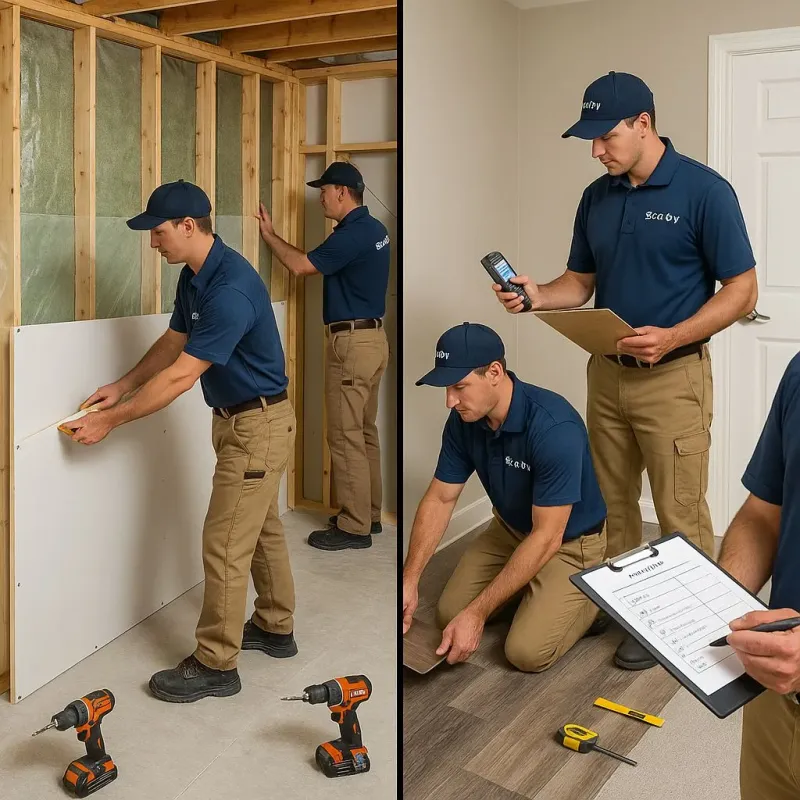 Repairs and Reconstruction process in Flint, MI